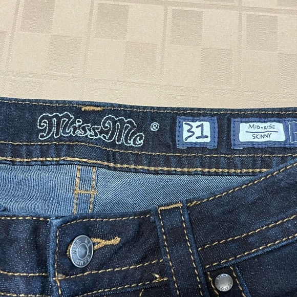 Miss Me Dark Blue Skinny Jeans - Picture 5 of 9